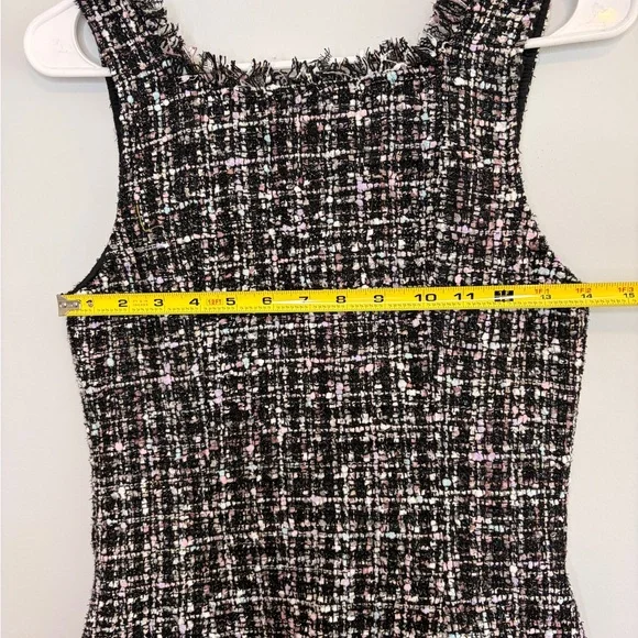 MAJORELLE Bia Black Tweed Mini Dress NWT Revolve XS - Picture 10 of 10